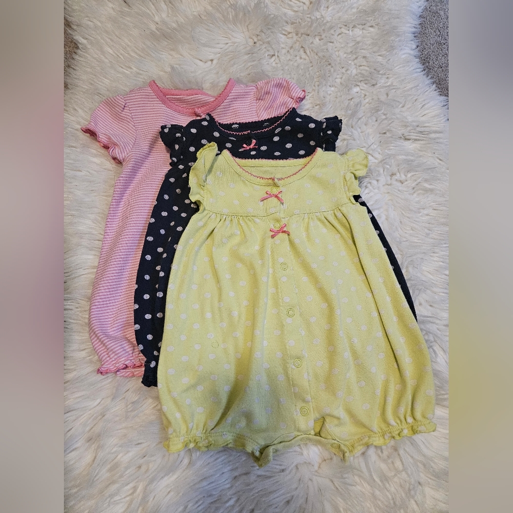 Carter's simple joy rompers